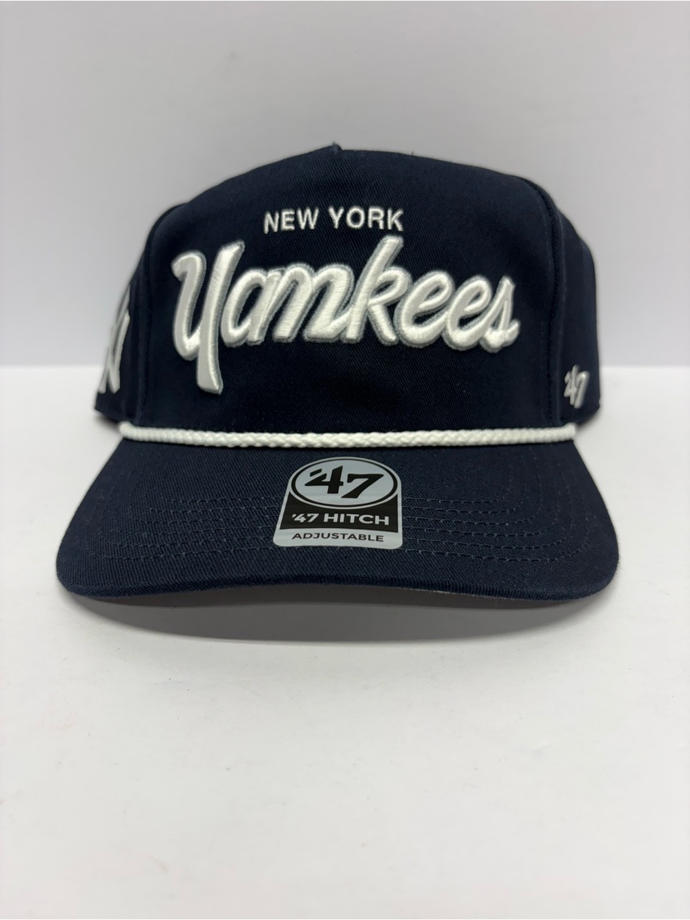 47 New York Yankees Navy and White Rope Trucker Hat for Kids